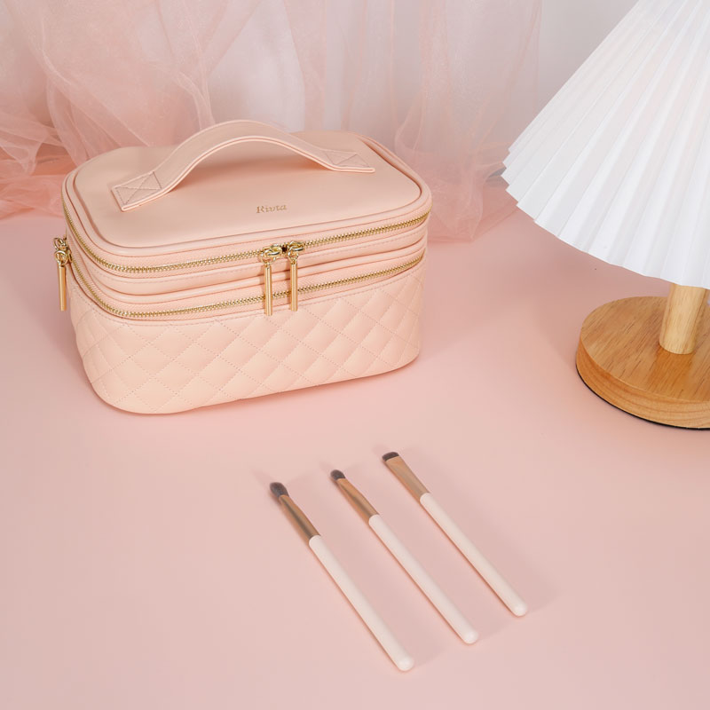 Nude-pink-quilted-ob-layer-makeup-cases