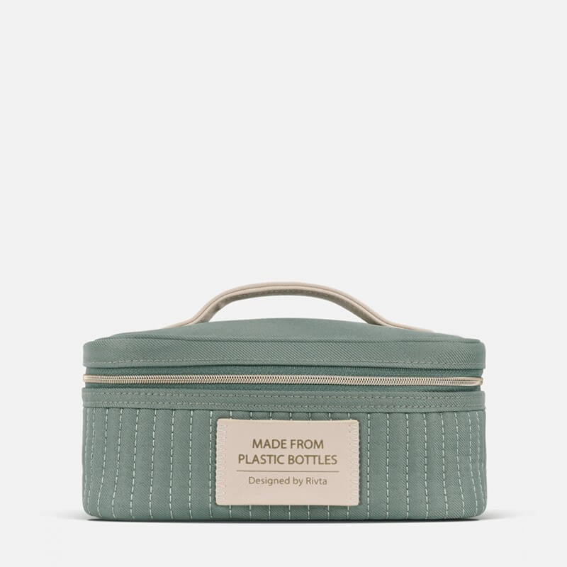 rPET vanity cosmetic bag option for material and target price comparison
