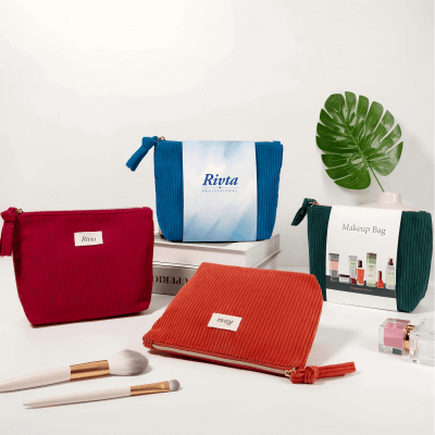 Corduroy Coametic bag