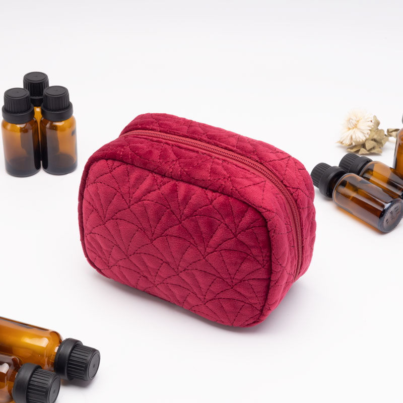 POC037 RPET Velvet Essential Oil Pouch
