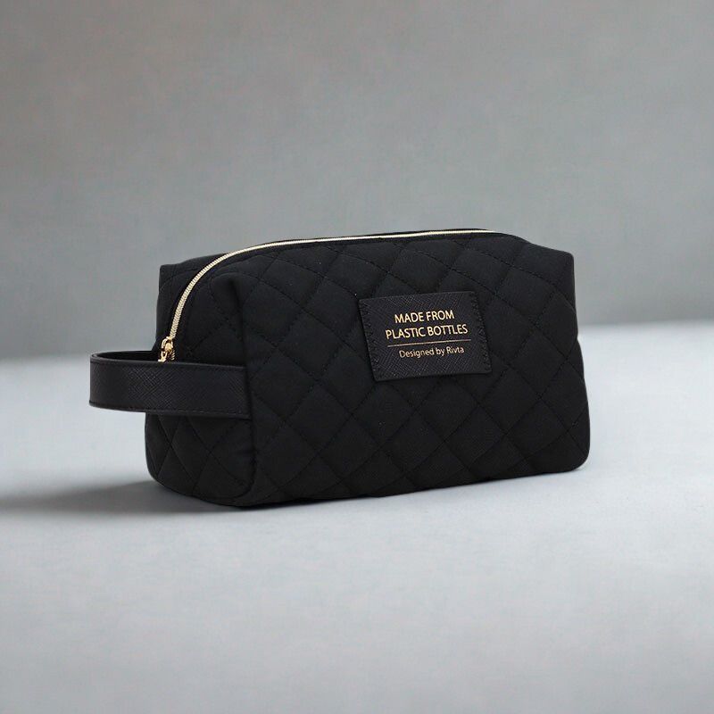 RPET Men Quilt Toiletry Bag