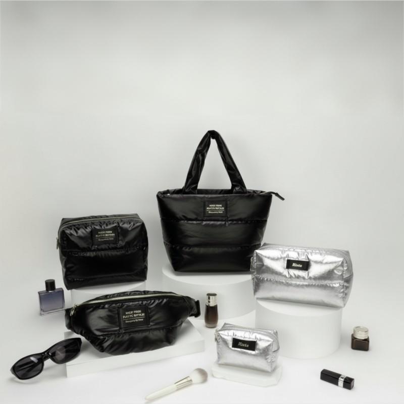 RPET Quilt Makeup Bag Set