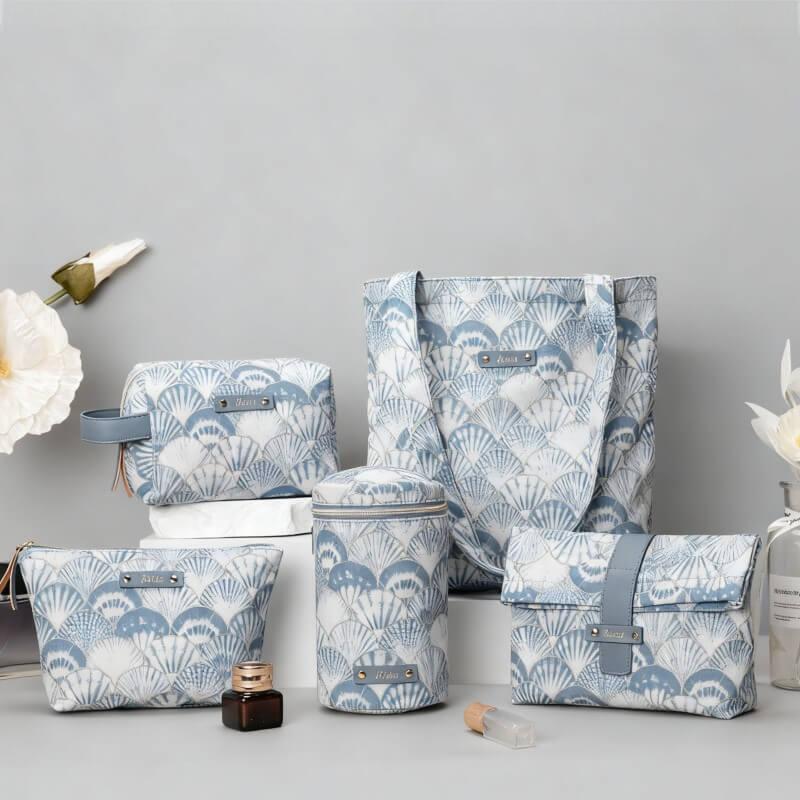 Recycled Cotton Makeup Bag Set