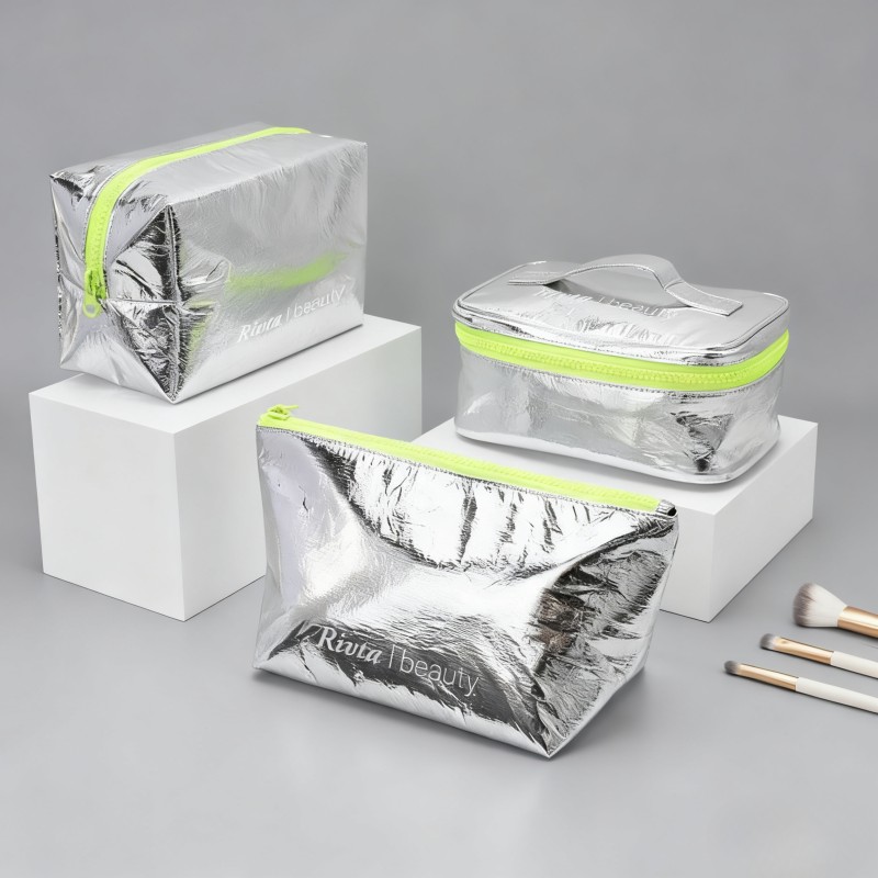 Tyvek Paper Makeup Bag Set