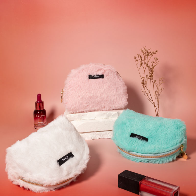 cbo100 RPET Fluffy makeup Pouch