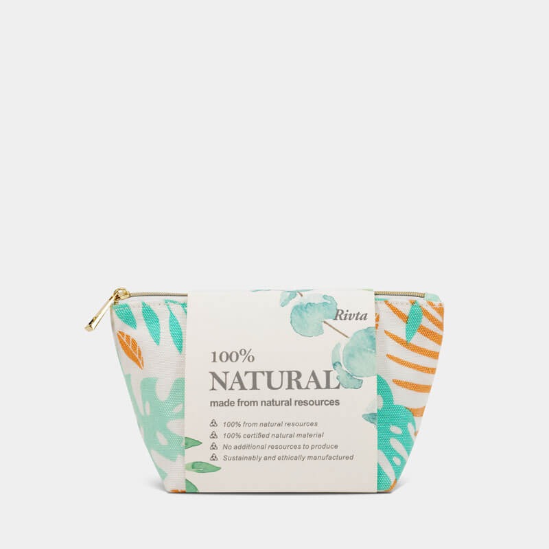 CNC140 Lyocell Small Makeup Bag with Paper Sleeve