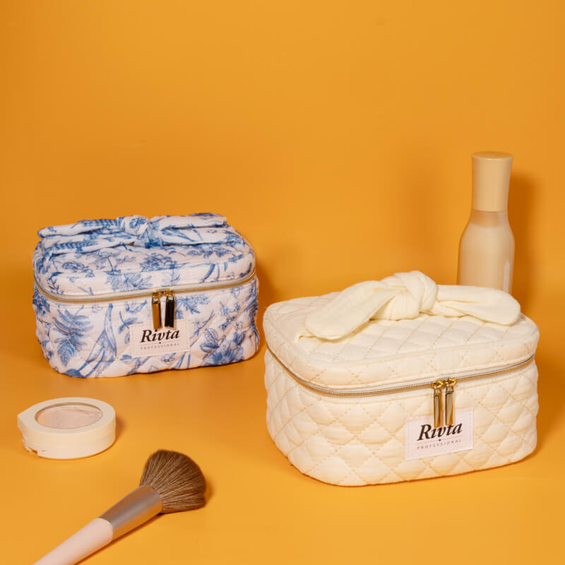 CBC176 Quilt Cotton Makeup Bag