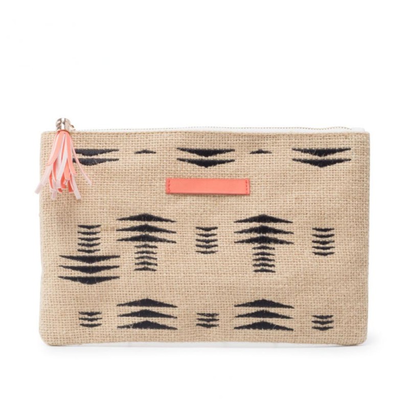 CBJ006 Jute makeup bag