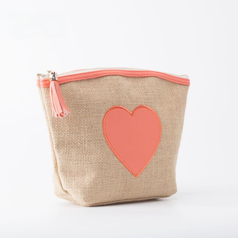CBJ013 Jute makeup bag