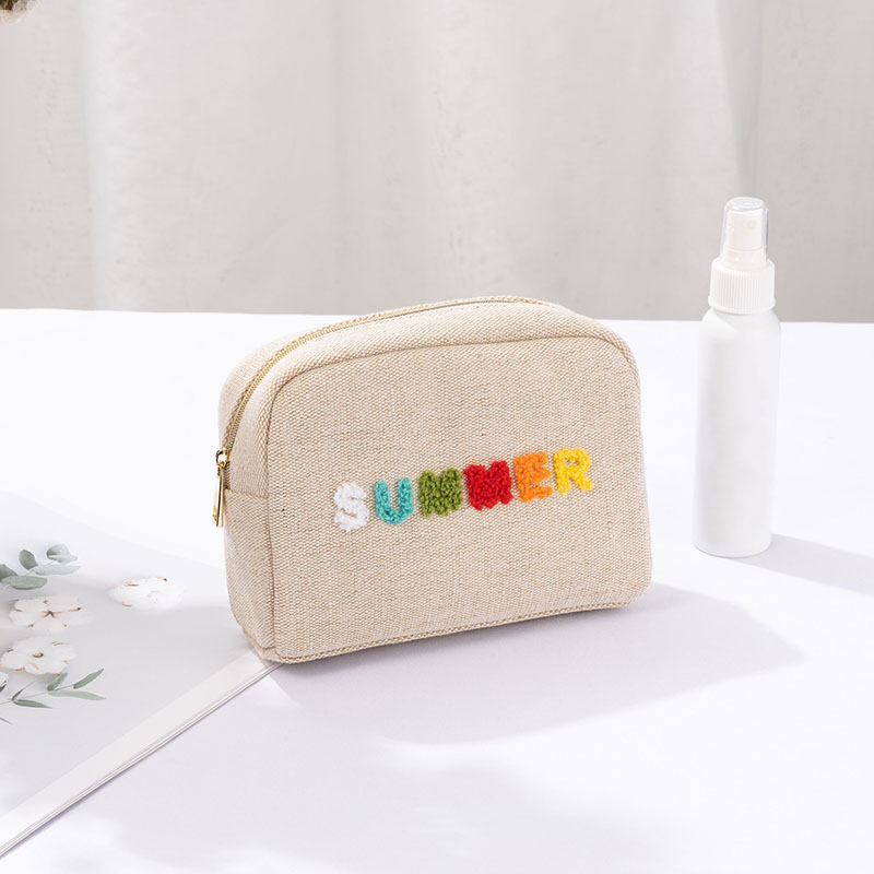 CBJ019 Jute makeup bag