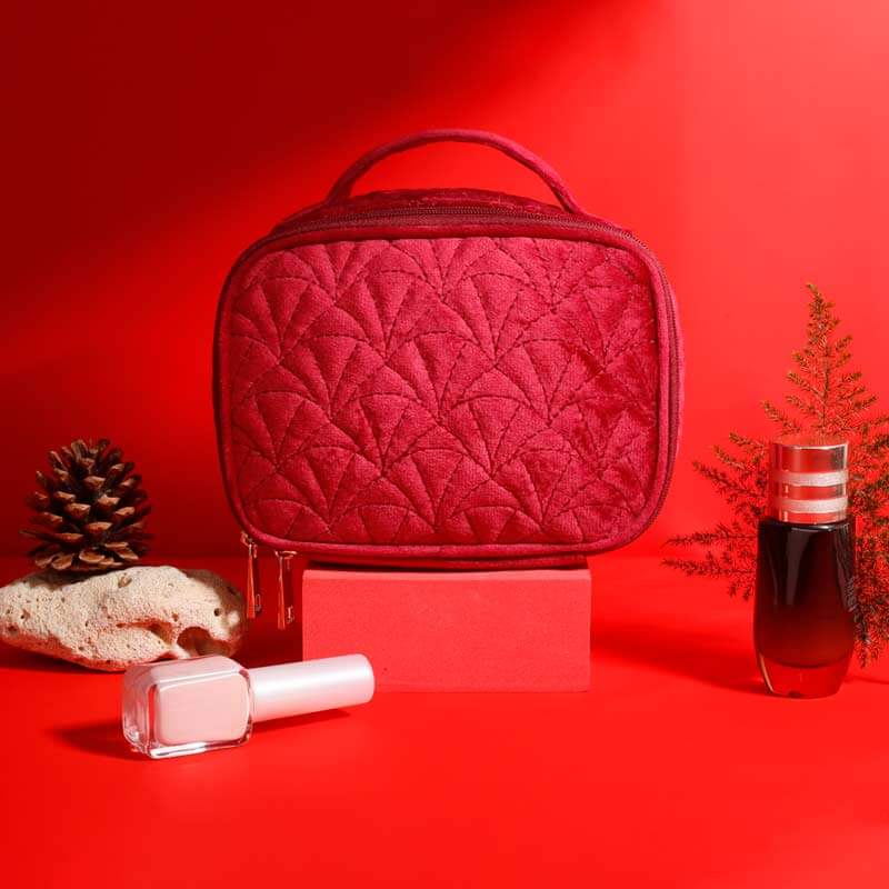 CBR228 Recycled Velvet Makeup Bag