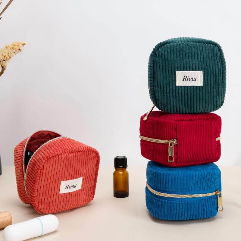 CBR278 Corduroy Makeup Bag