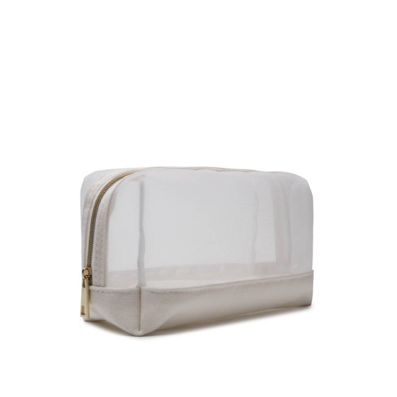 CBT061 Bamboo Nylon Mesh Makeup Bag