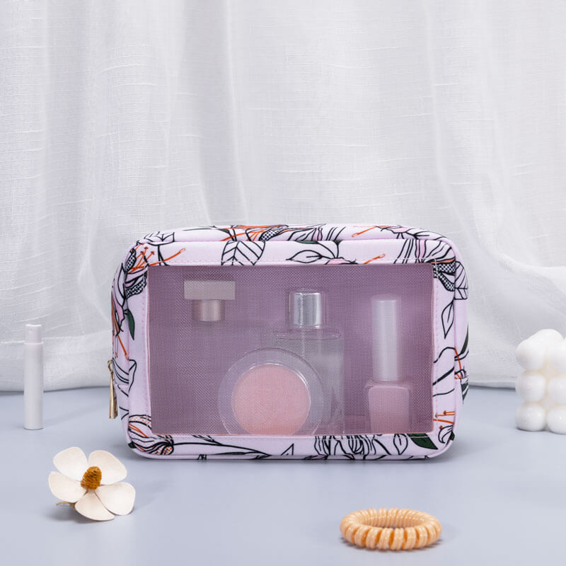 CBT184 RPET Mesh Makeup Bag