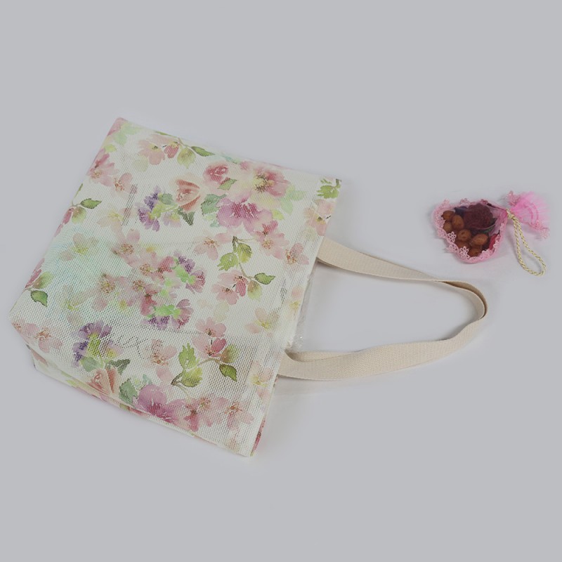 HAB069 PVC Flora Mesh Tote Bag