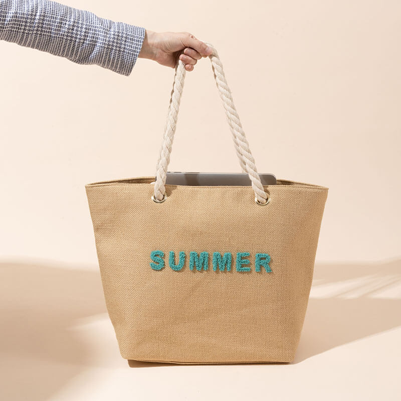 HAB104 Jute Canvas Tote Bag