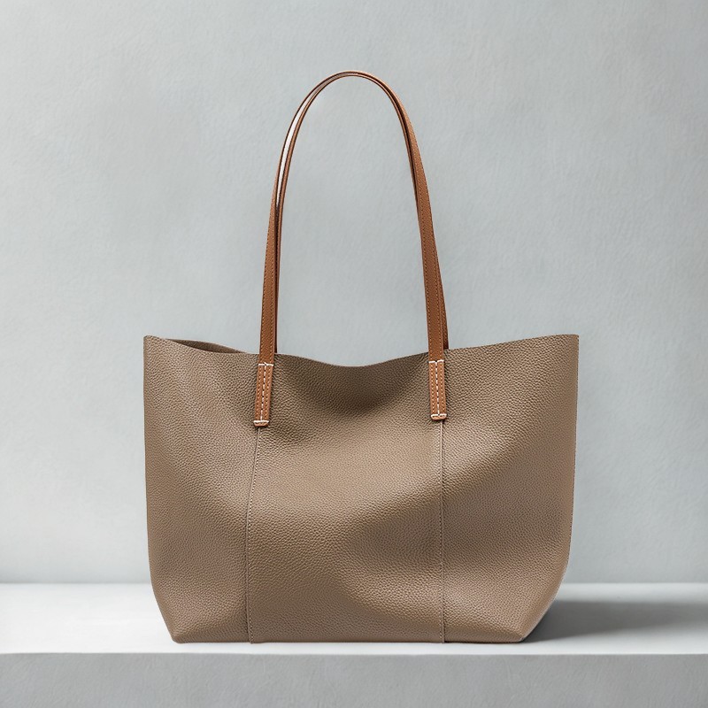 HAB168 vegan leather tote bag
