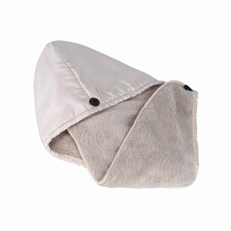 Umkehrbarer 2-in-1-Mikrofaser-Satin-Turban