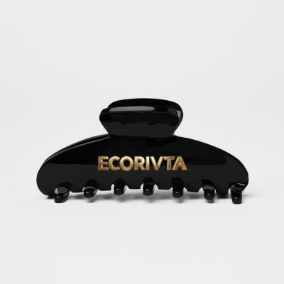Midnight Black Glossy Jaw Clip