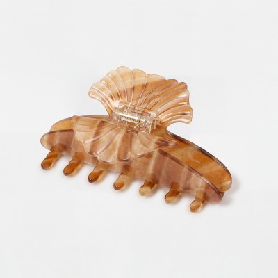 Custom logo claw clip for beauty brand sample and logo placement approval