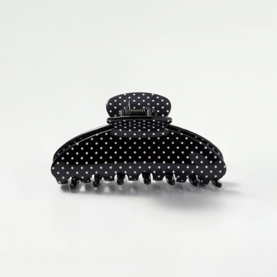 Two-Tone Black & White French Clip