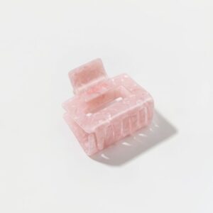 Light Amber Tortoise Square Clip
