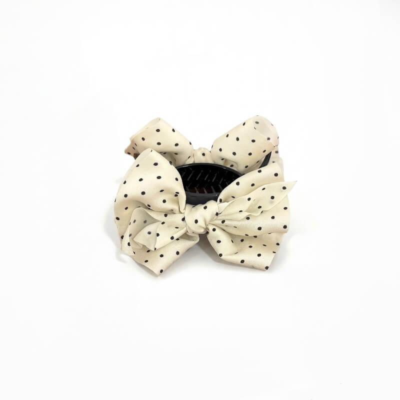 Fabric Wrapped Bow Clip
