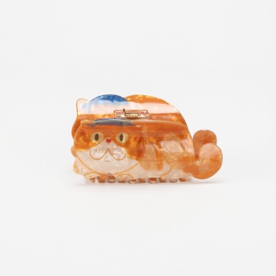 Sleeping Cat Shaped Hair Claw