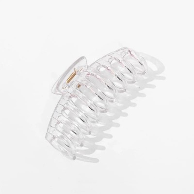Clear Transparent Large Hair Claw