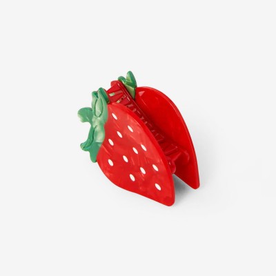 Red Strawberry Fruit Hair Claw