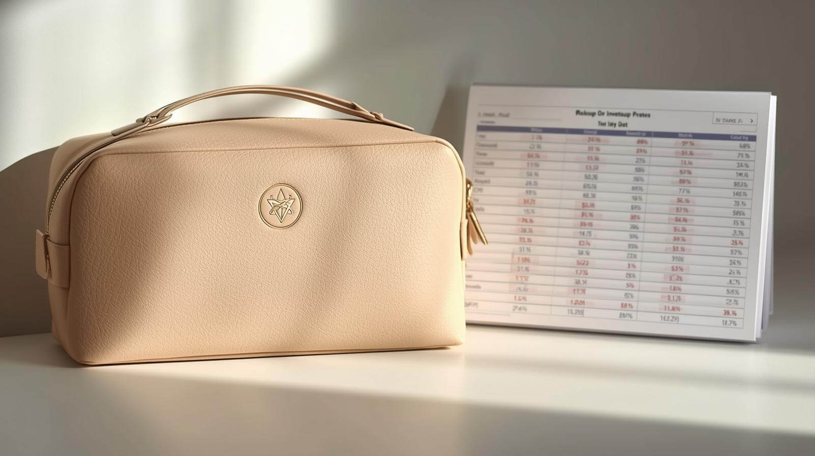 Sustainable cosmetic bag ROI planning for Beauty GWP