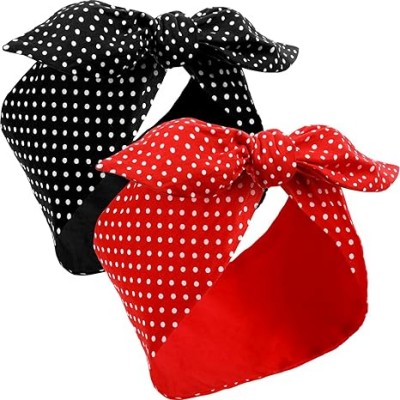 Retro Polka Dot Paisley Soft Band