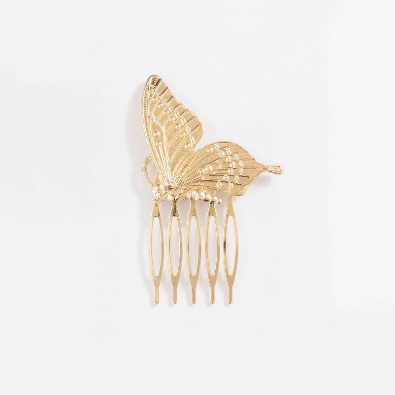 Butterfly Jeweled Hair Comb