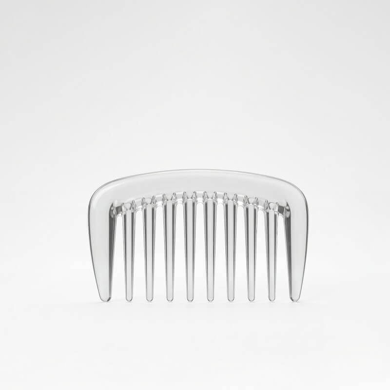 Frosted Finish Ice Look Comb