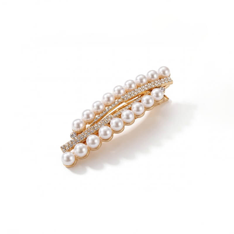 Baroque Pearl Cluster Barrette