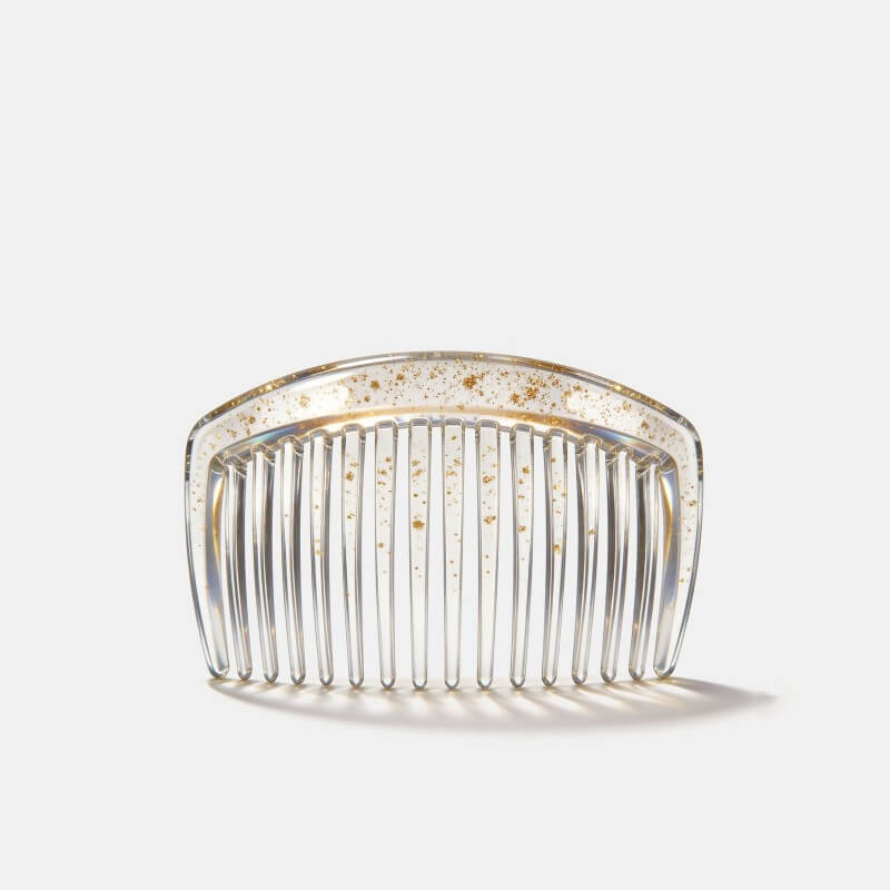 Glitter Infused Acrylic French Comb