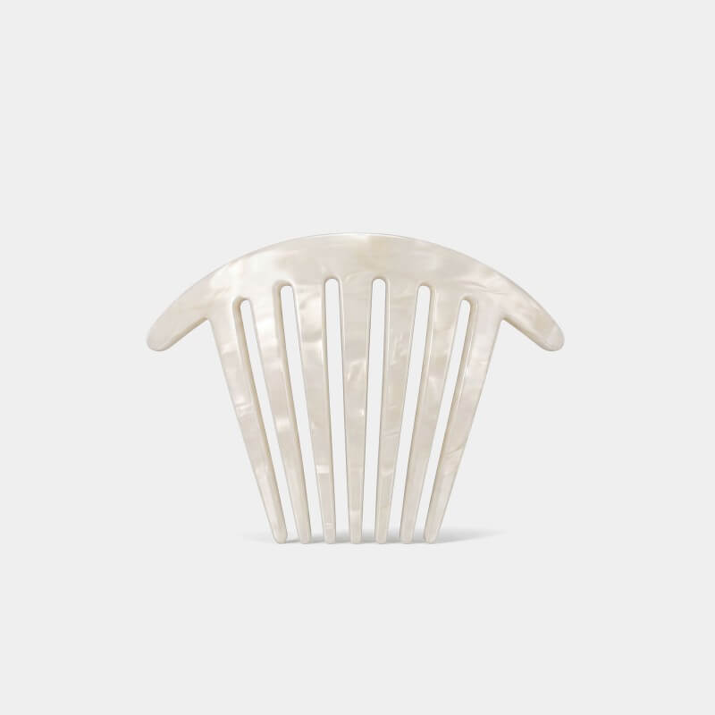 Cream Beige Neutral Tone Side Comb