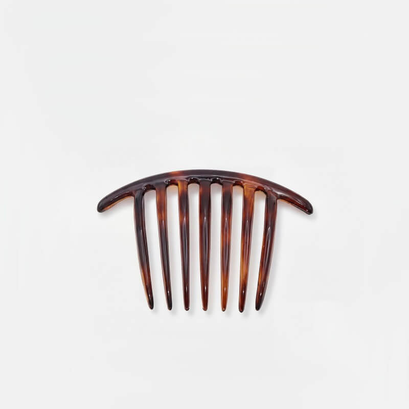 Amber Plastic Classic Side Comb