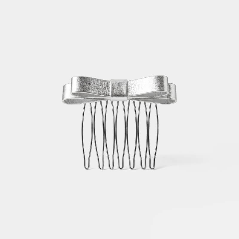 Leather Texture Wrap Side Comb