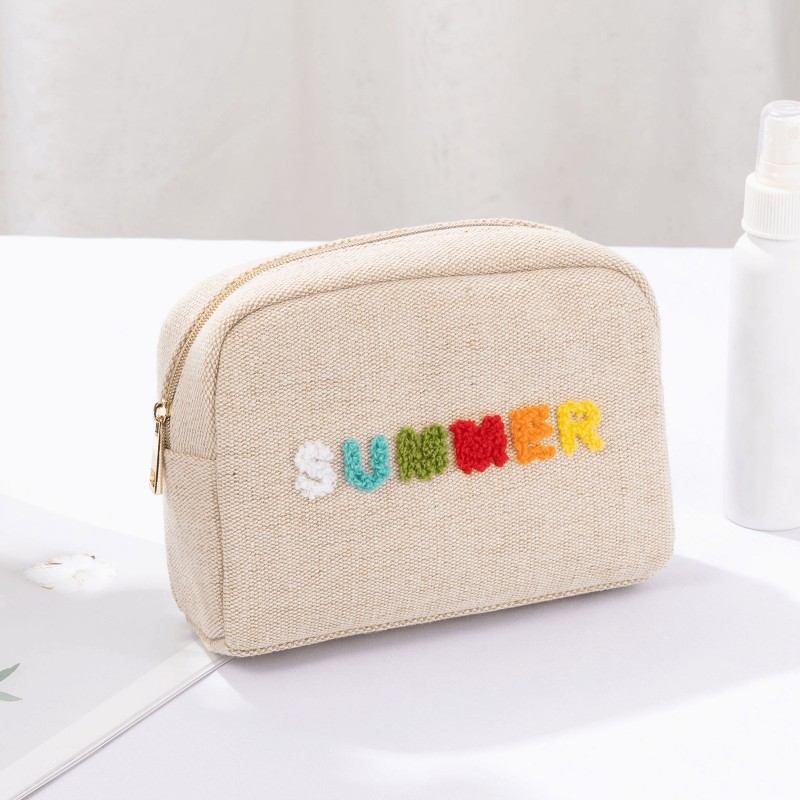 Jute Makeup Bag