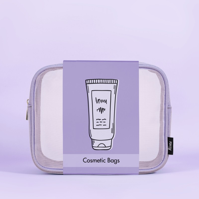 Bamboo Mesh Cosmetic Bag