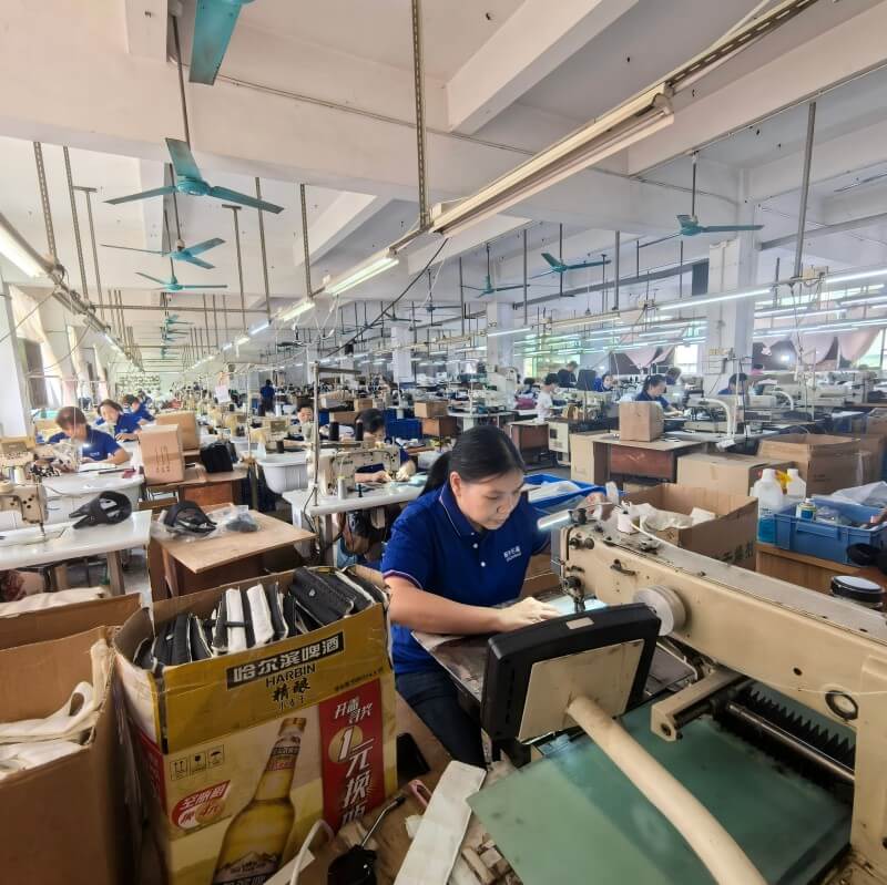 Factory production route for accessory logo and packing handoff