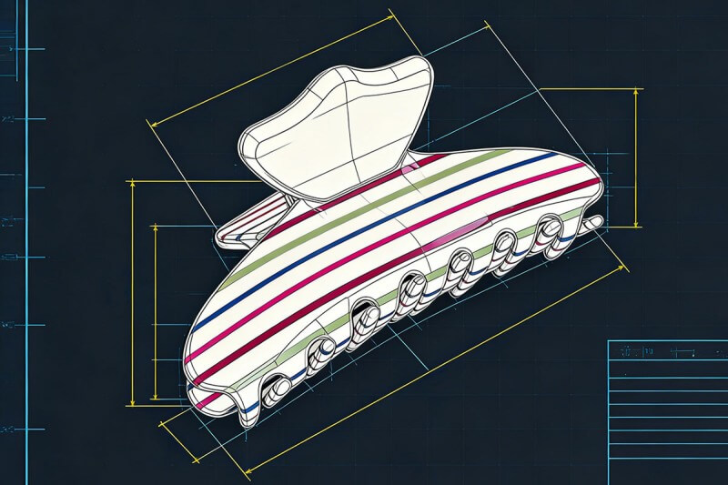 hair clip design for manufacturability DFM engineering