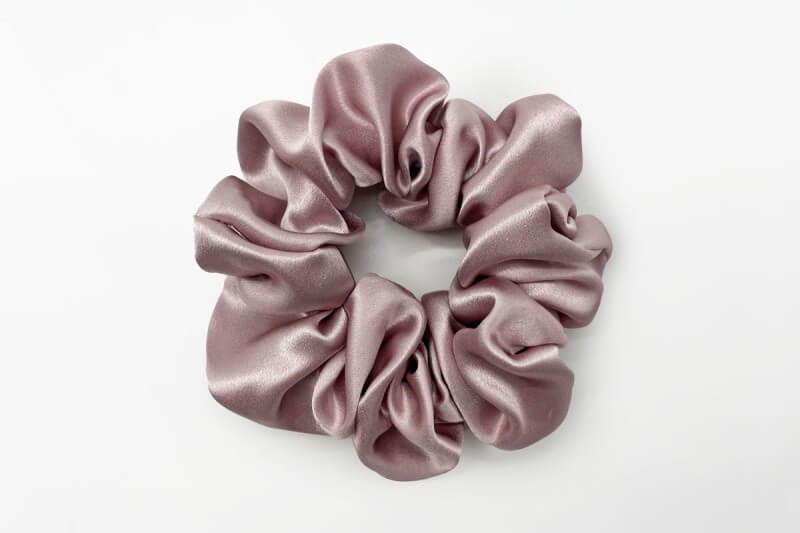 Premium scrunchie where elastic feel and finished diameter need sample approval