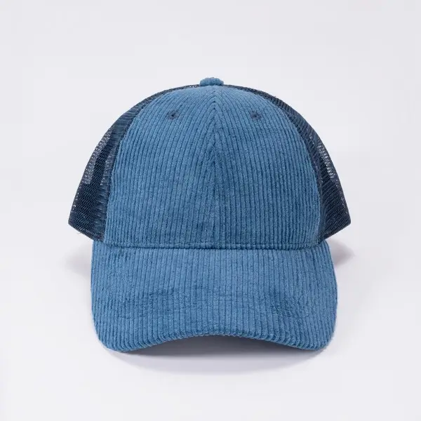 Corduroy campaign cap