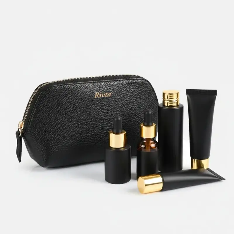 Travel amenity pouch route