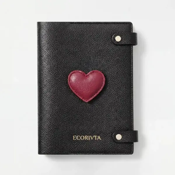 Soft PU or vegan leather notebook