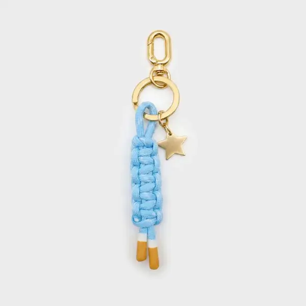 Cord loop keychain attachment route