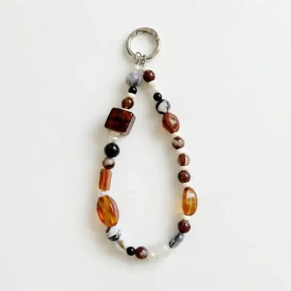 Beaded campaign charm