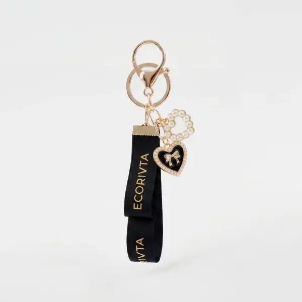 Sewn fabric loop charm